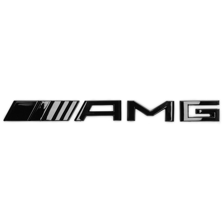 Öntapadós kitűző MERCEDES AMG 18, 5x2, 5 cm Fekete