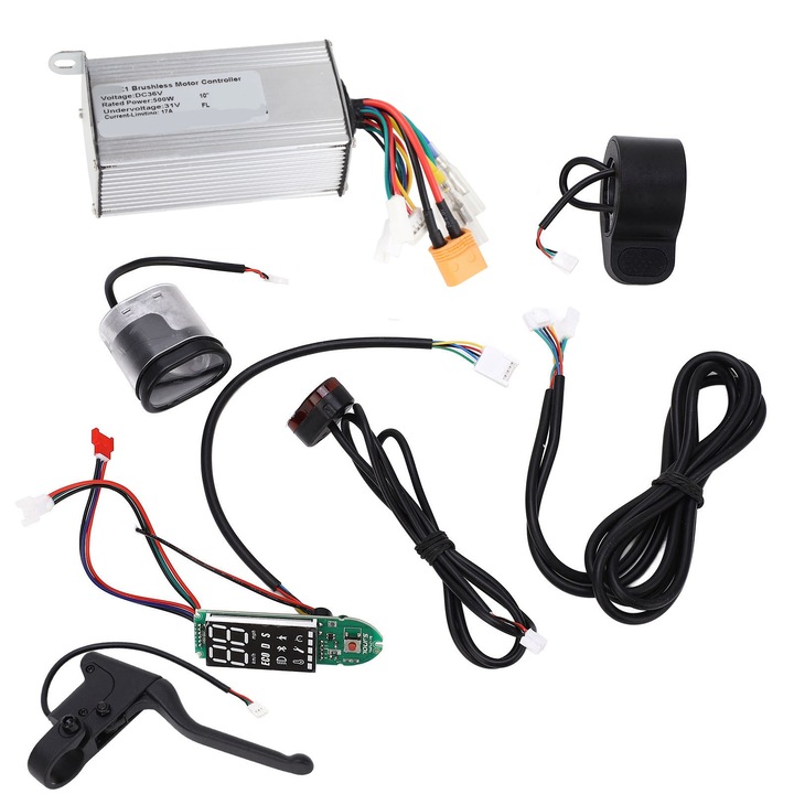 Set kit controler trotineta electrica 500W, impermeabil, metal, DC36V