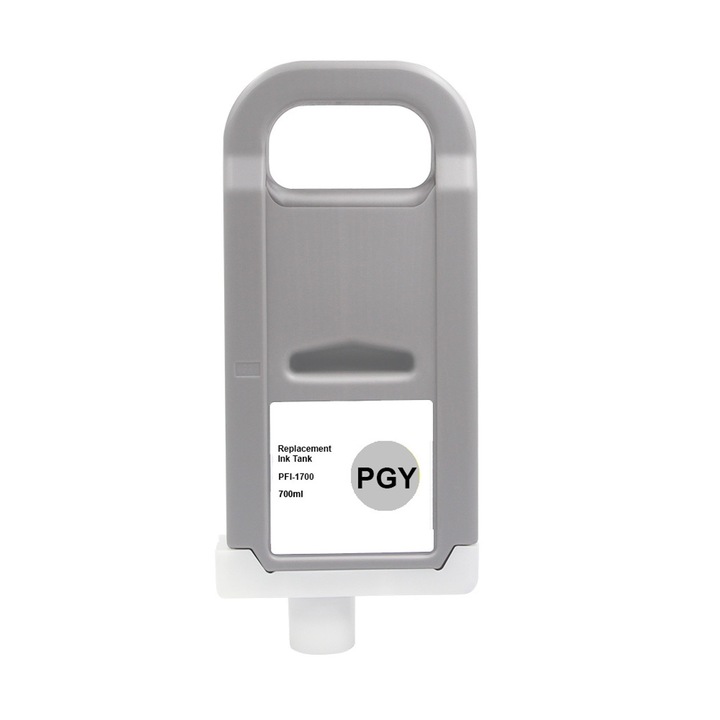 Мастилена касета PFI1700 Photo Gray, 700 ml, 7000 страници Съвместима с Canon imagePROGRAF Pro-2100, Pro-4000, Pro-4100, Pro-6000, Pro-6100