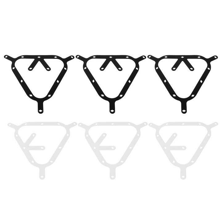 Set 6 Stickere Pendul Biliard, Enforose, Negru si Alb, Material Film, Usor si Rezistent