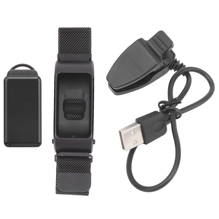 Bratara sport inteligenta Numarul de pasi Ceas sport Multifunctional Frecventa cardiaca Temperatura corpului albastru