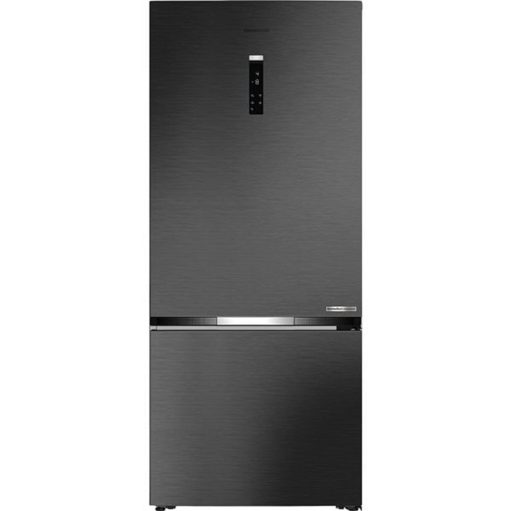 Combina Frigorifica GRUNDIG GKPN 67830 FXRW, No Frost Duo Cooling, 551 l, H 187 cm, Clasa D, Dark Inox