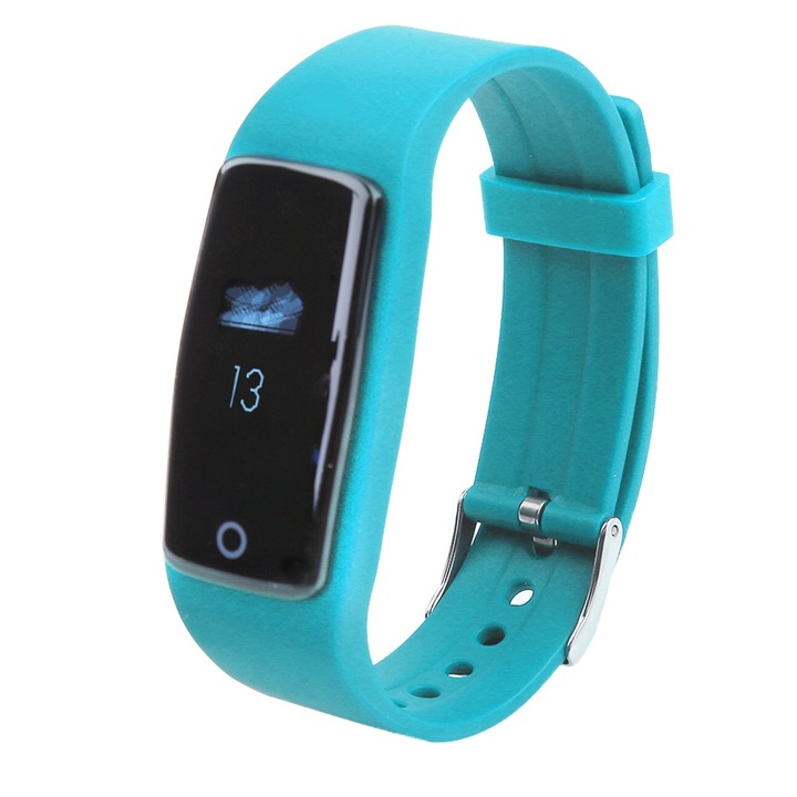 Многофункционален водоустойчив Bluetooth часовник, фитнес тракер за сърдечен ритъм, монитор за сън, зелен