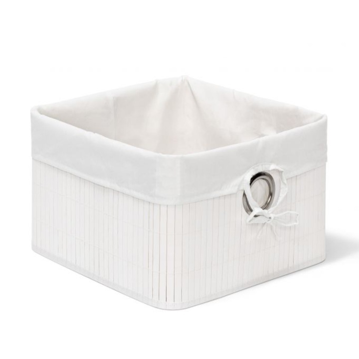 Кутия за съхранение Relaxdays, бамбук, сребрист, 10020067_49