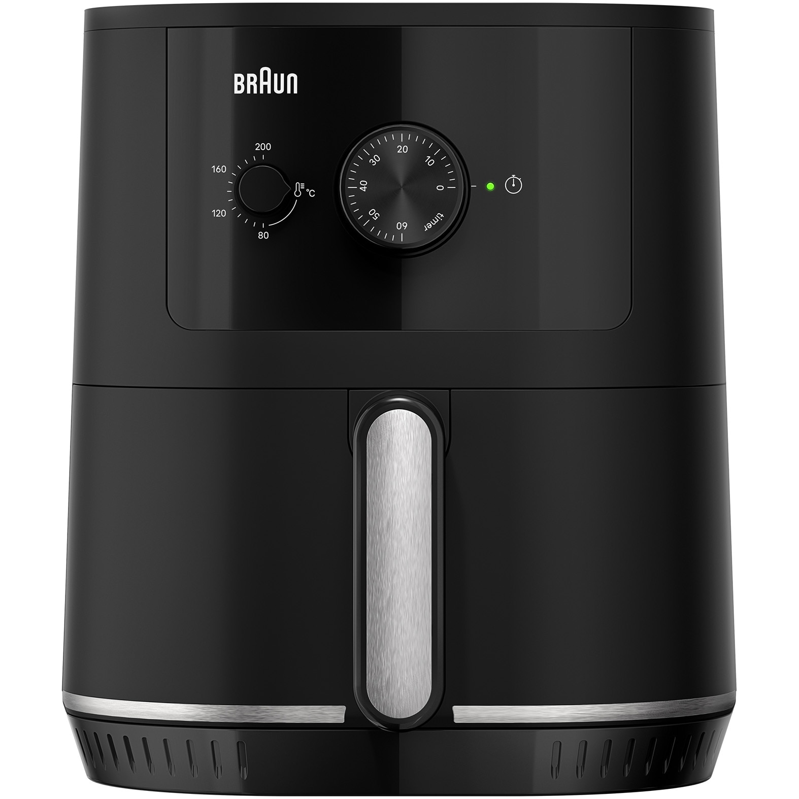 Friteuza cu aer cald, fara ulei, Braun Multifry 3 HF3000, 1500W, 4.3L, tehnologie RealAir, 12 functii de gatire, temperatura ajustabila, timer, negru