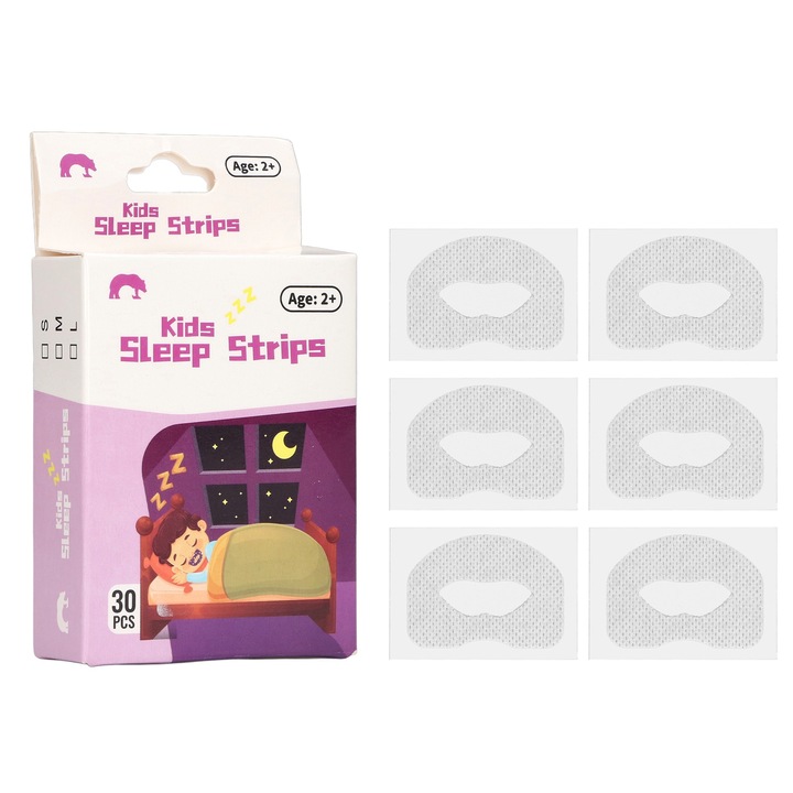 Orrtisztító tapaszok gyermekeknek, Jormftte, 30 db-os készlet, fehér