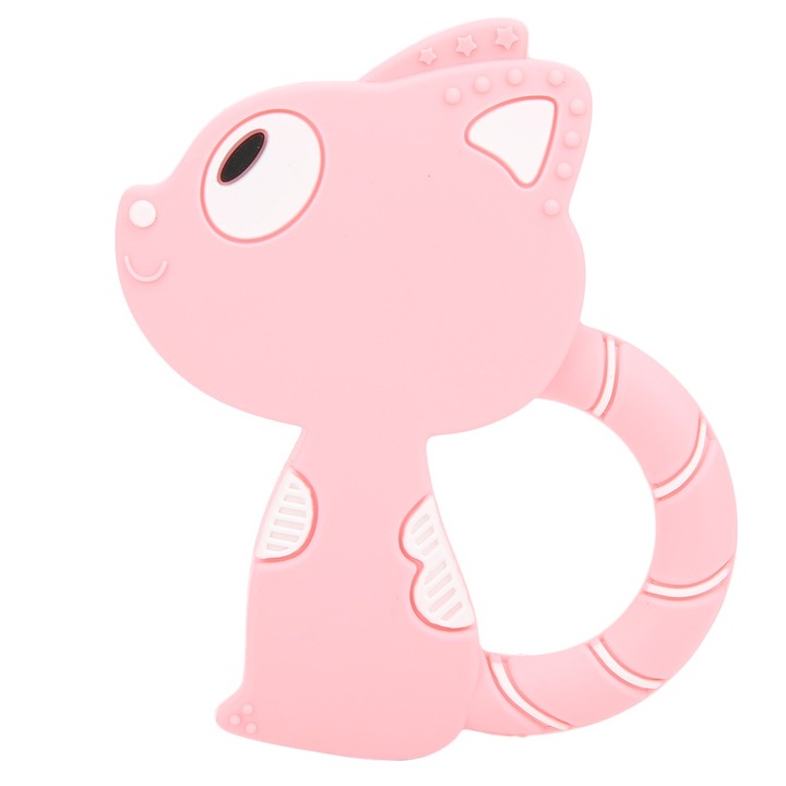 Rágóka, Jormftte, szilikon, rózsaszín