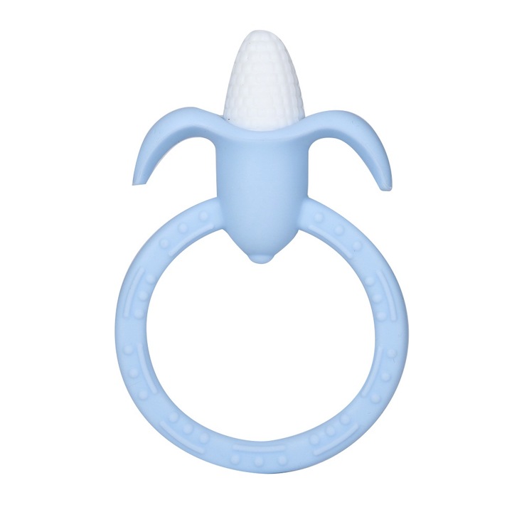 Rágóka, Jormftte, élelmiszeripari szilikon, kukorica forma, többszínű