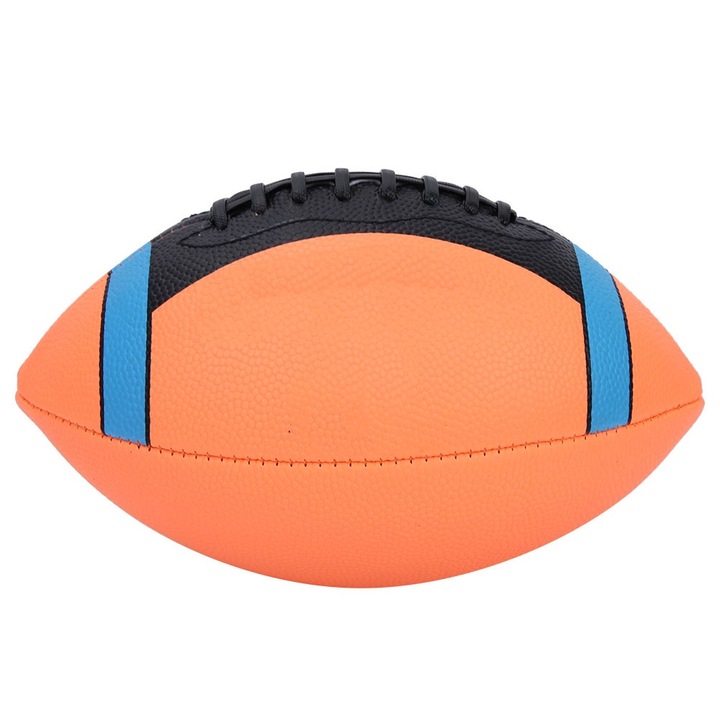 Jormftte rögbi labda, 3-as méret, narancssárga, edzéshez, könnyen szállítható