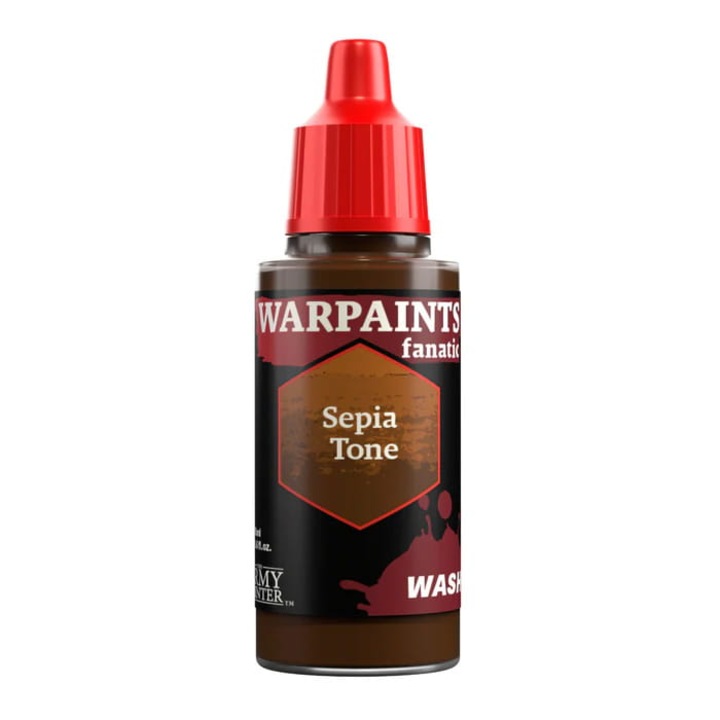 WP3203 Wash Sepia Tone festék, The Army Painter Warpaints Fanatic, 18 ml
