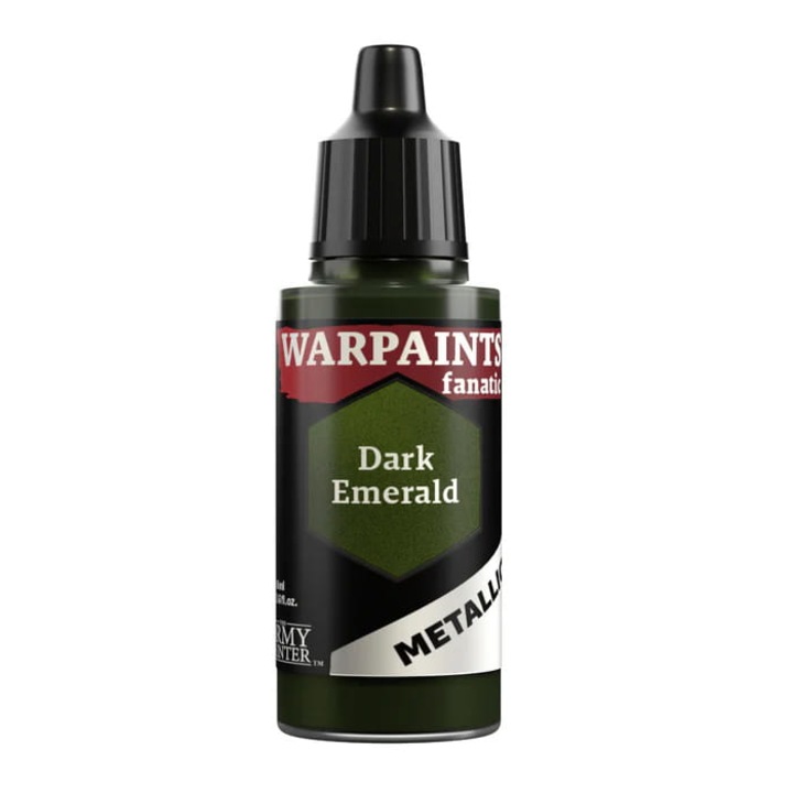 WP3196 fémes sötét smaragd festék, The Army Painter Warpaints Fanatic, 18 ml