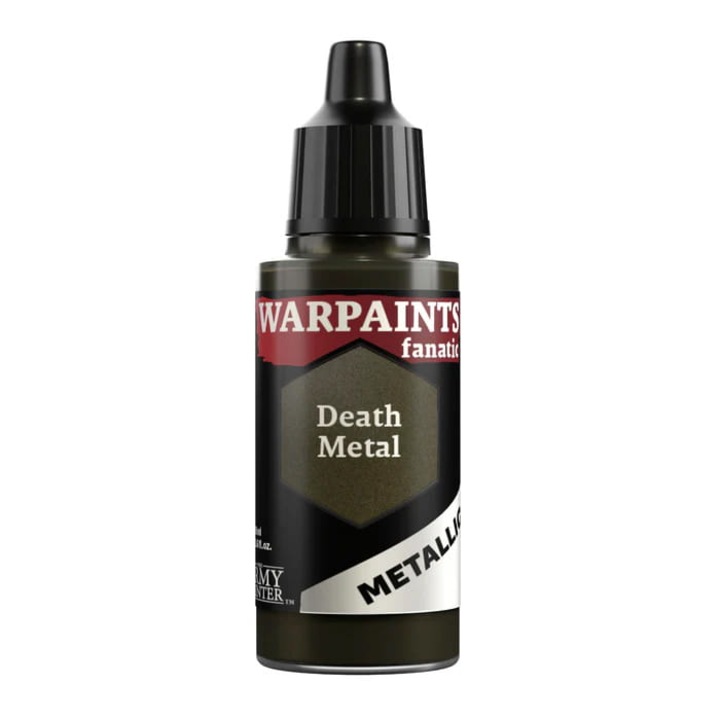 Paint WP3195 Metallic Death Metal, The Army Painter Warpaints Fanatic, 18ml