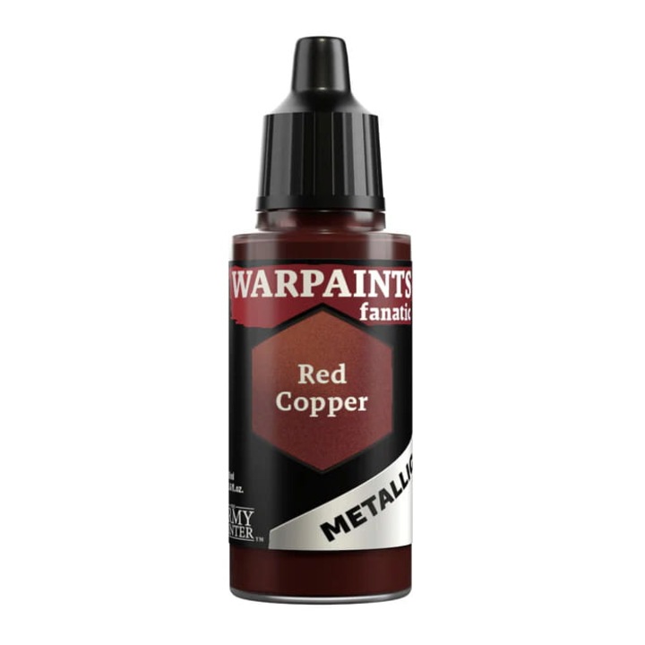 WP3182 fémes vörös réz festék, The Army Painter Warpaints Fanatic, 18 ml