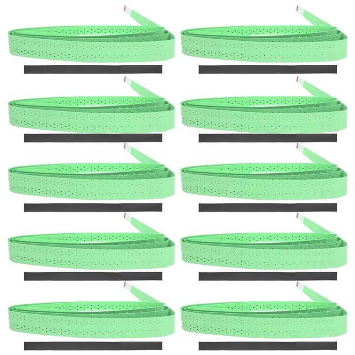 Jormftte tollaslabda ütő markolatok, csúszásmentes, légáteresztő, zöld