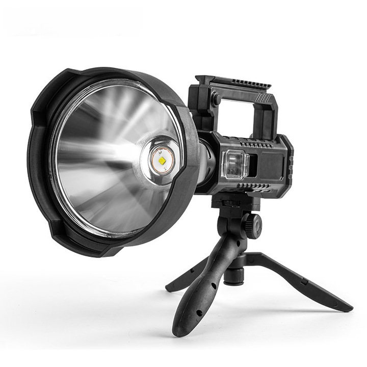 Jormftte többfunkciós lámpa, 6000mAh, kompakt kialakítás, sokoldalú felhasználás, kempingezéshez és éjszakai horgászathoz