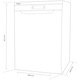 Masina de spalat vase Samus SDW614.8, 14 seturi, Latime 60 cm, 8 programe, Clasa energetica E, Afisaj electronic, Alb