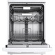 Masina de spalat vase Samus SDW614.8, 14 seturi, Latime 60 cm, 8 programe, Clasa energetica E, Afisaj electronic, Alb