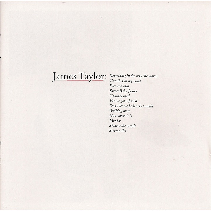 James Taylor - Greatest Hits (cd)