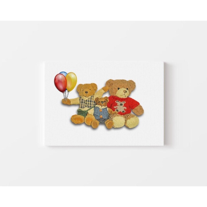 Vászonfestmény - Teddy Bears - 50x70 cm