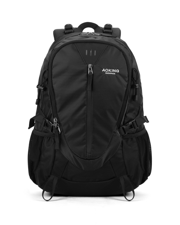 Aoking, Rucsac cu buzunare exterioare, Negru