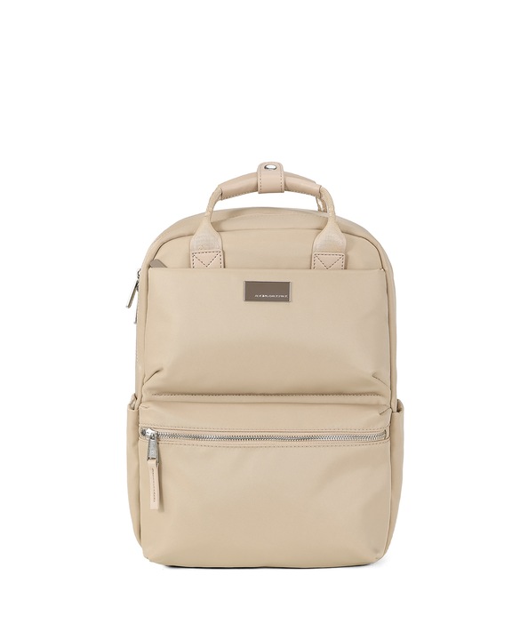 Aoking, Rucsac unisex cu buzunare exterioare, Bej