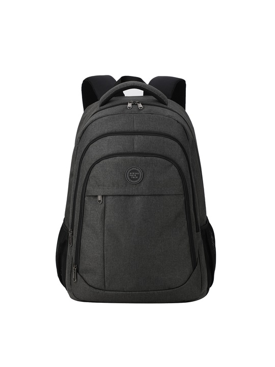 Aoking, Rucsac unisex cu buzunare multiple si barete ajustabile pentru amortizare, Gri