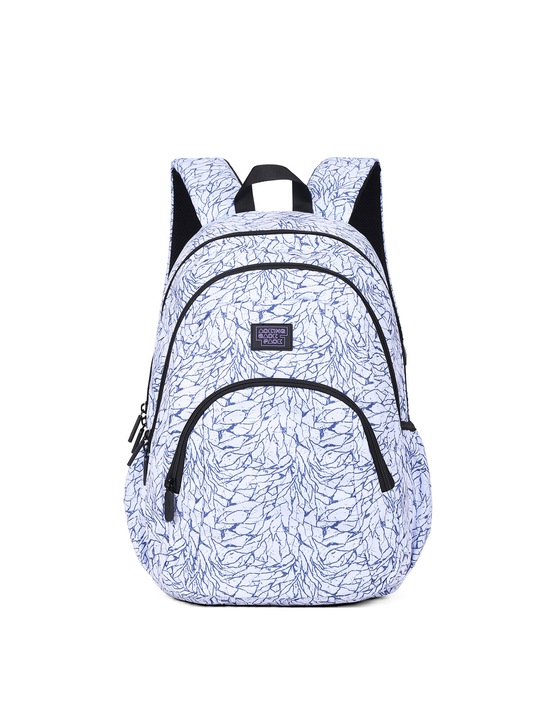 Aoking, Rucsac unisex din material textil cu model, Violet