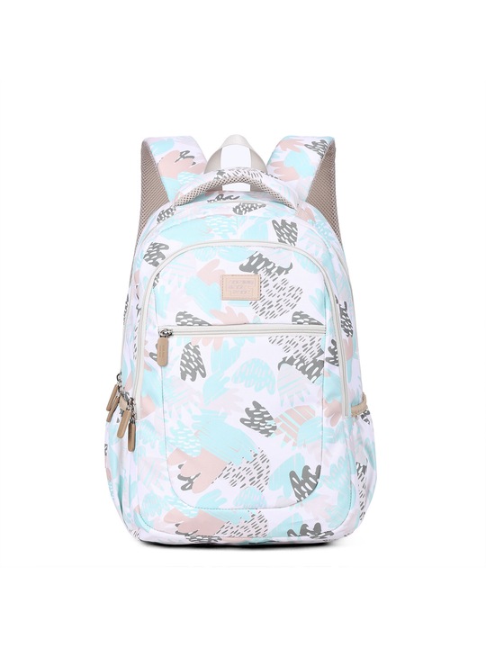 Aoking, Rucsac unisex cu model, Verde menta