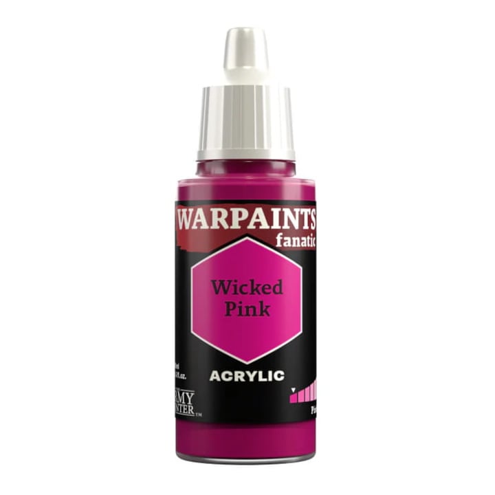 WP3121 Wicked Pink festék, The Army Painter Warpaints Fanatic, 18 ml