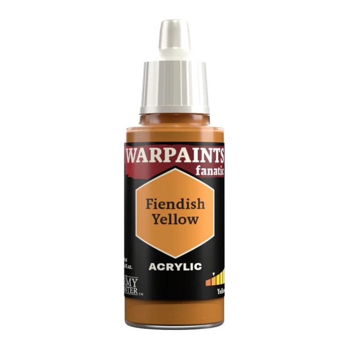 Festék WP3092 Fiendish Yellow, The Army Painter Warpaints Fanatic, 18ml