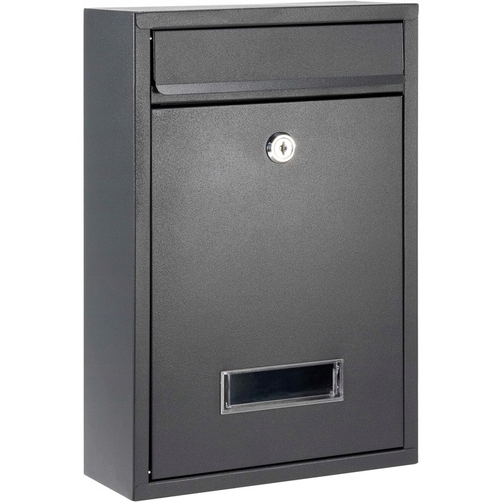 M44a postaláda horganyzott, porszórt acélból 21, 4 x 32 x 8, 5 cm