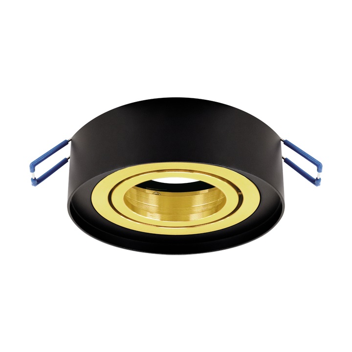 Spot LED Struhm ODYN C, negru/auriu, 35W, 30x93x93mm
