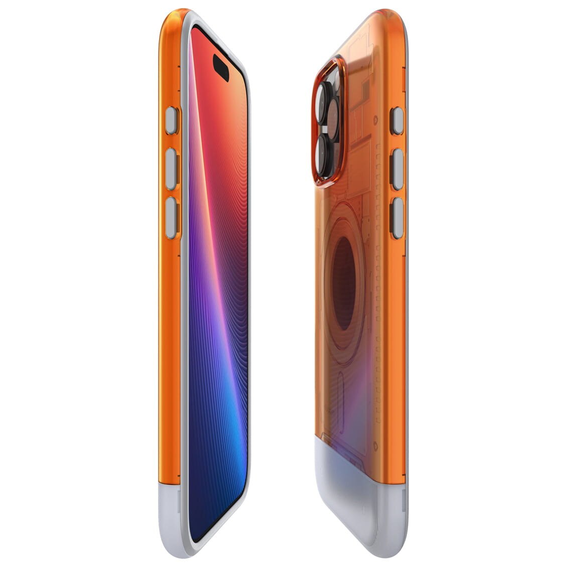 Husa Geanta Spigen Classic C1 pentru iPhone 16 Pro, portocalie