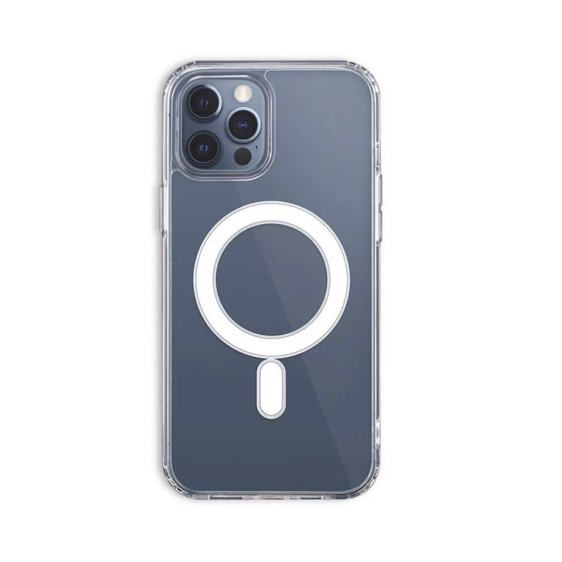 Husa pentru Iphone 15 Pro Max, compatibila incarcare wireless, Antisoc, Transparenta