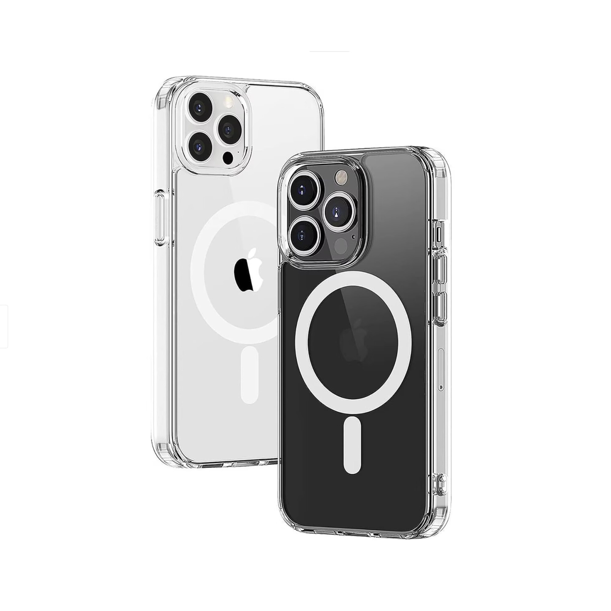 Husa pentru Iphone 15 Pro Max, compatibila incarcare wireless, Antisoc, Transparenta