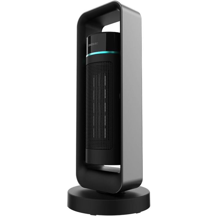 Aeroterma Cecotec ReadyWarm 2000 Max Ceramic Rotate Design, 2000W, oscilare, 3 setari, termostat ajustabil, Negru