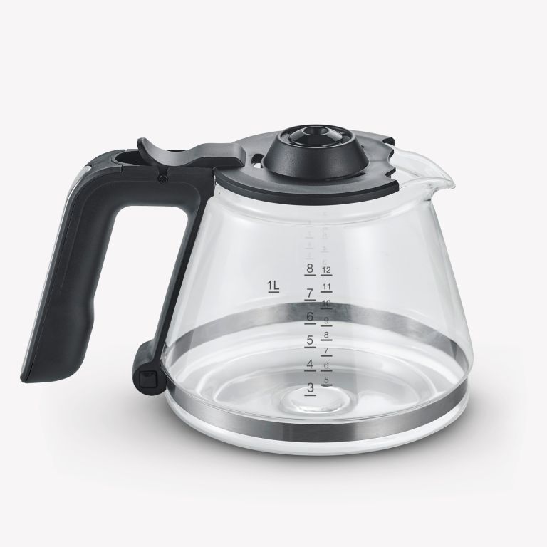 Cafetiera Severin, Caprice, capacitate 1 litru, carafa din sticla, mentinere la cald, filtru detasabil si lavabil, buton on/off iluminat, rezervor de apa gradat, curatare usoara, negru