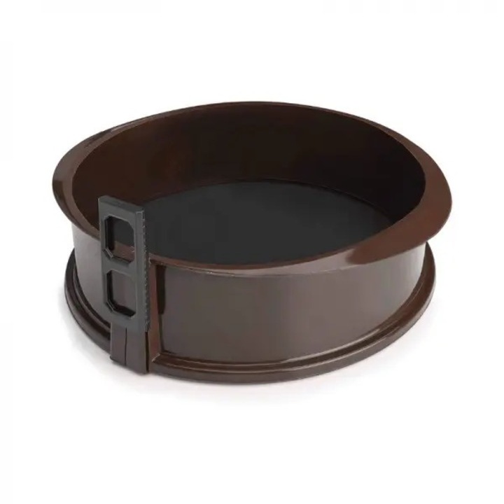 Forma din silicon rotunda antiaderenta cu baza din sticla, 25 cm