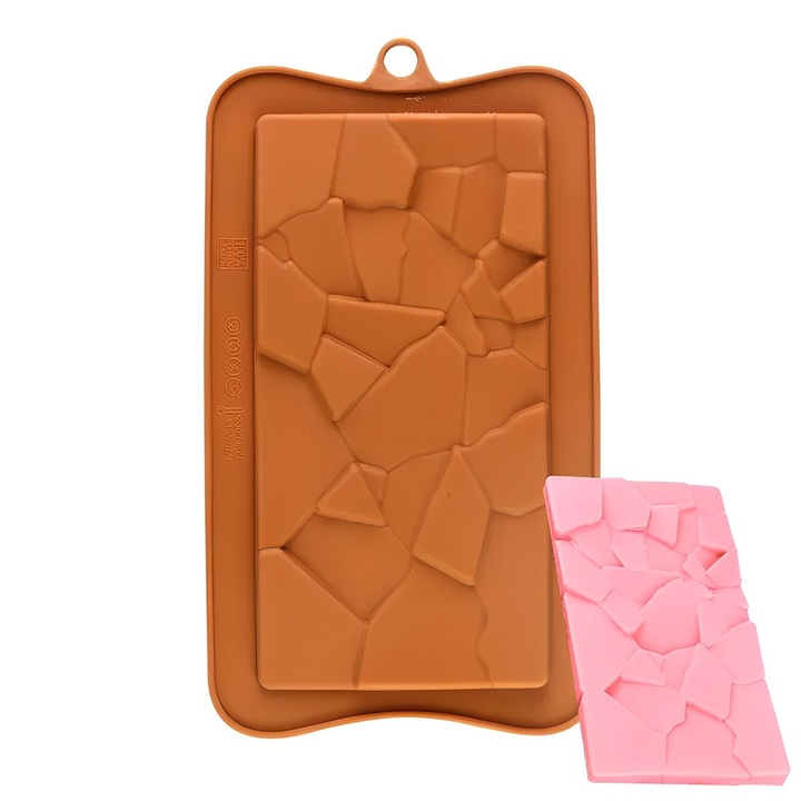 Forma Silicon Ciocolata 18 x 10 cm Model Crapat Crapatura