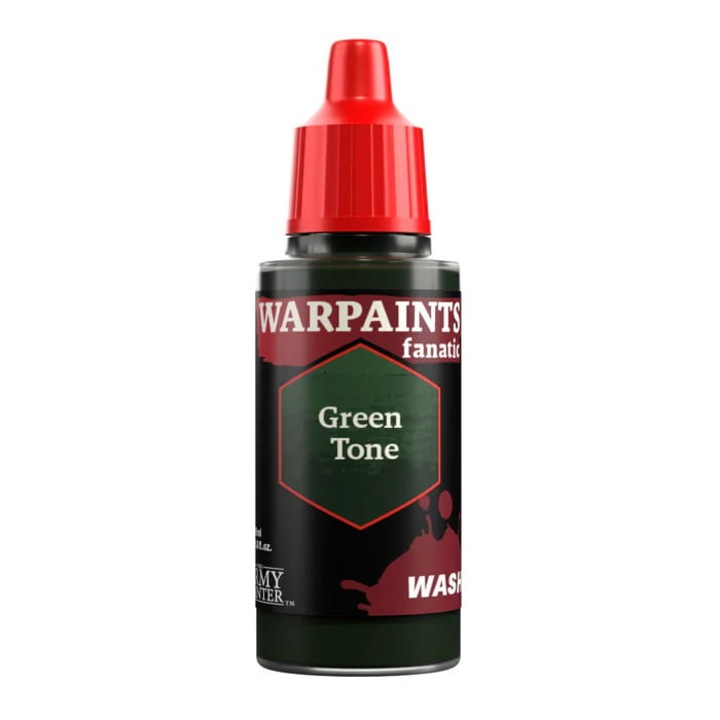 WP3208 Wash Green Tone festék, The Army Painter Warpaints Fanatic, 18 ml