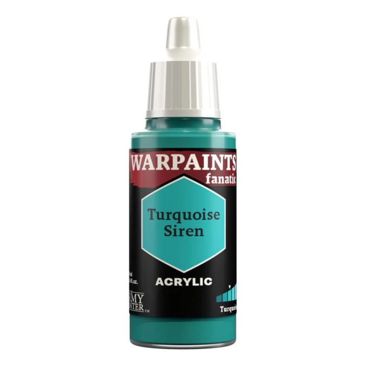 Paint WP3039 Türkiz sziréna, The Army Painter Warpaints Fanatic, 18ml