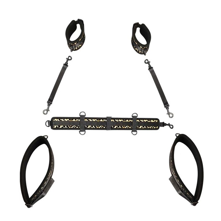 Bekinky, Set BDSM, negru, Poliester, dimensiuni ajustabile