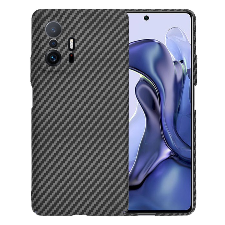 Кейс за Xiaomi 11T 5G 11T PRO 5G CarbonFiber UltraSlim Lightweight Черен