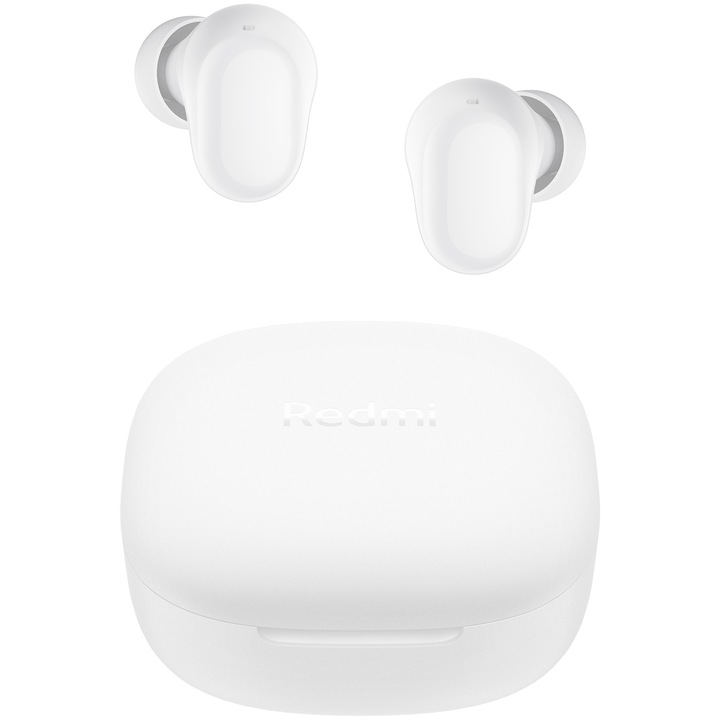 Xiaomi Redmi Buds 6 Play fülhallgató, TWS, Bluetooth, AI ENC, Érintésvezérlés, IPX4, Fehér