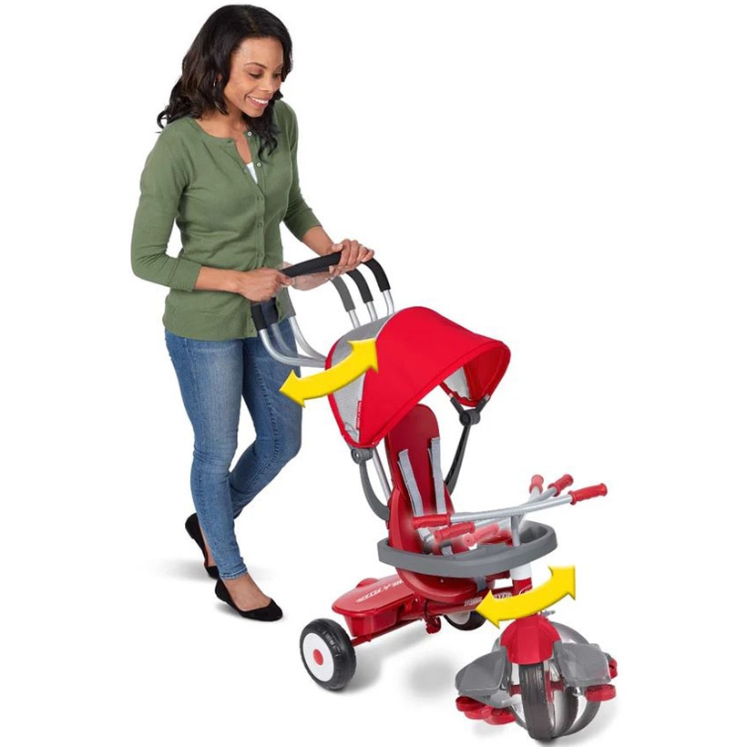 Tricicleta Radio Flyer 4 in 1, rosu - eMAG.ro