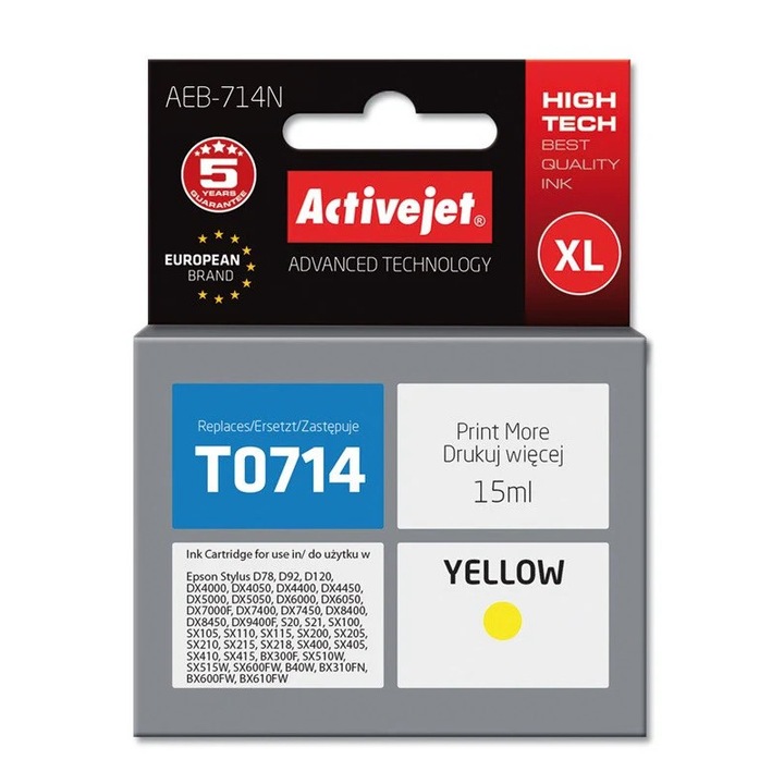 Cartus compatibil pentru Epson T1813, Magenta, 10 ml, Procart