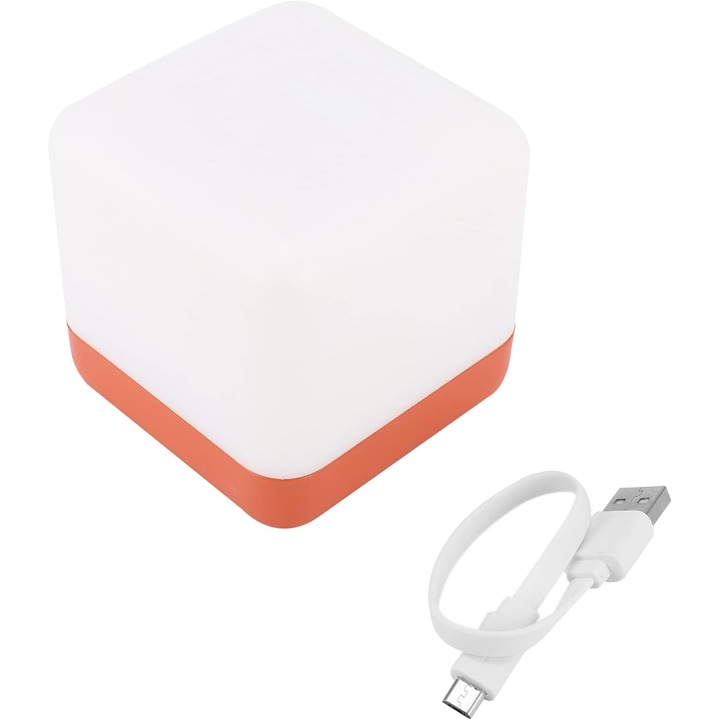 Veioza LED inteligenta cu functie de timer si control prin intoarcere – lumina calda si relaxanta pentru orice spatiu