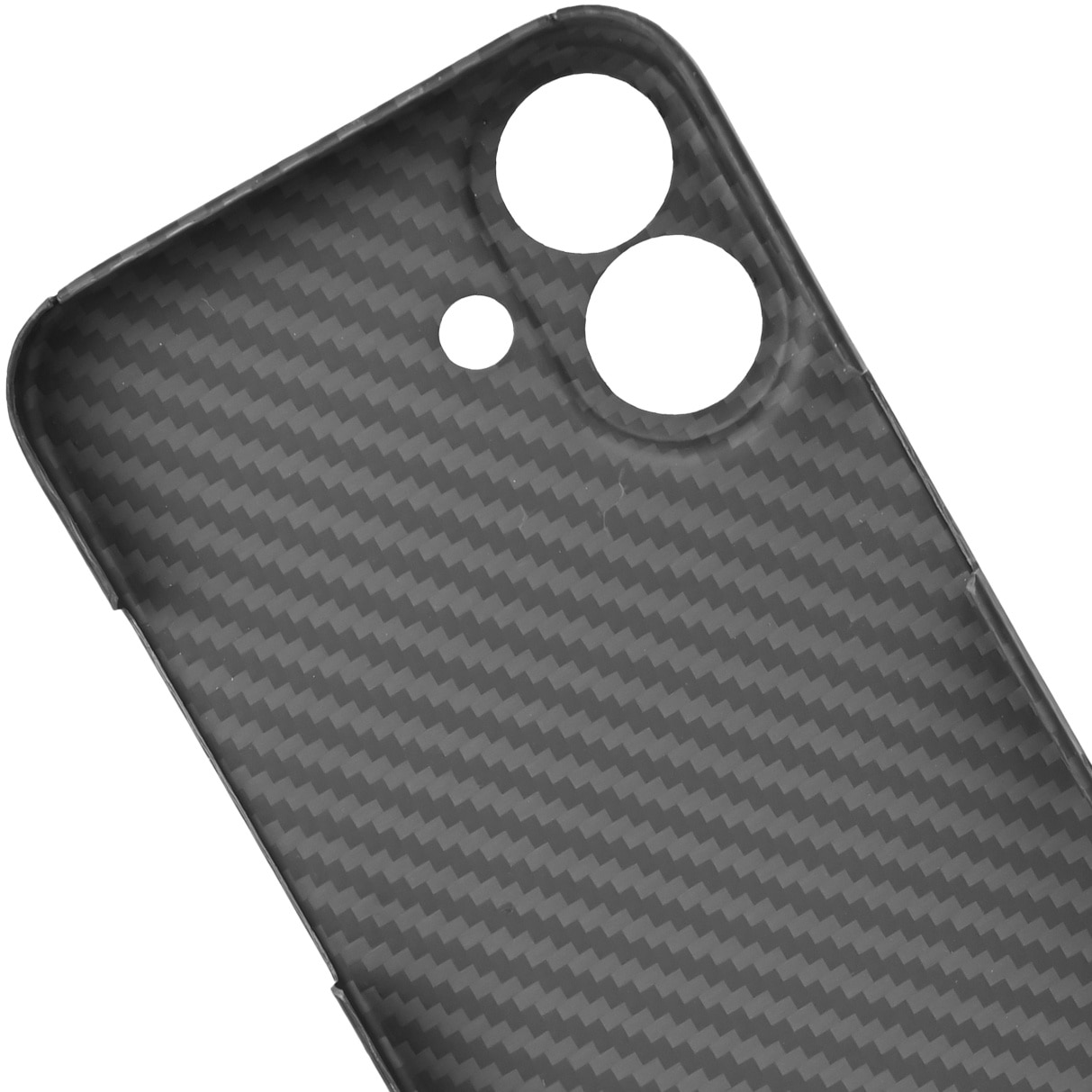 Husa de protectie Kevlar MProtect® Premium din fibra de aramida pentru Apple iPhone 16, Antisoc, Protectie camera, Ultra Safe, Carbon