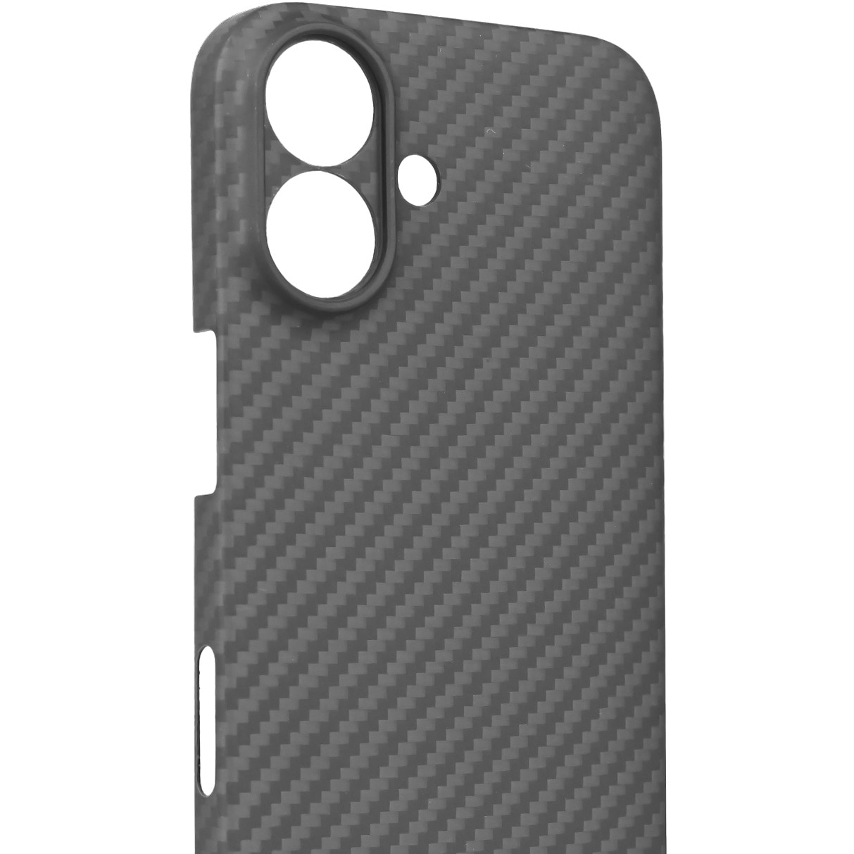 Husa de protectie Kevlar MProtect® Premium din fibra de aramida pentru Apple iPhone 16, Antisoc, Protectie camera, Ultra Safe, Carbon