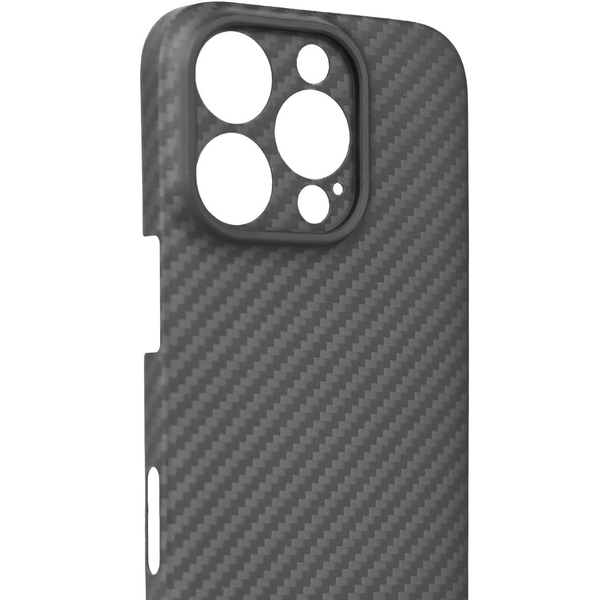 Husa de protectie Kevlar MProtect® Premium din fibra de aramida pentru Apple iPhone 16 Pro, Antisoc, Protectie camera, Ultra Safe, Carbon